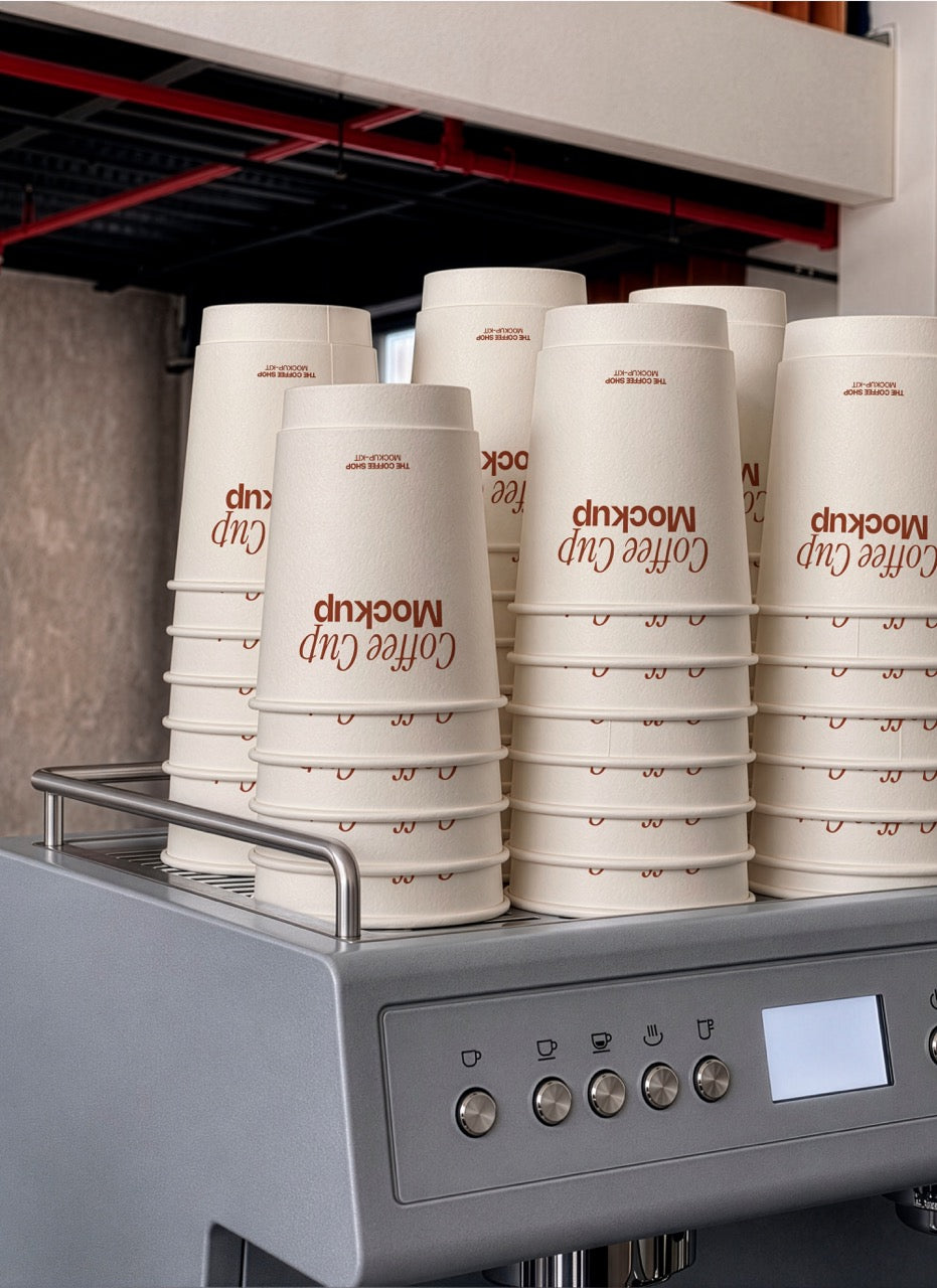 Stacked Coffee Cup Mockup PSD CS-04