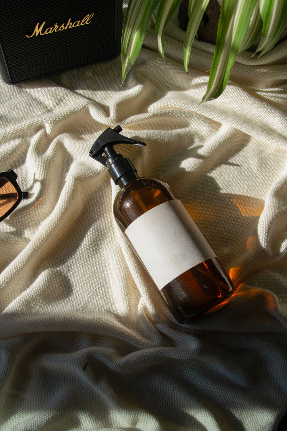 Fabric Spray Bottle Label Mockup DD-15 Mockup
