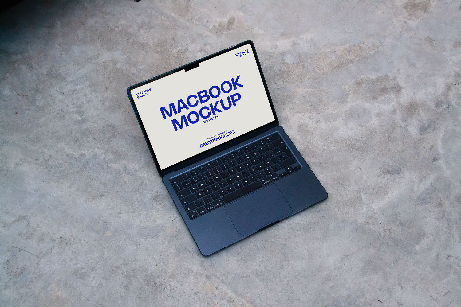 Macbook Mockup CB-01 Mockup